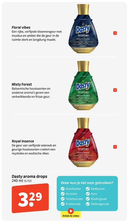 Promotie: Aroma drops