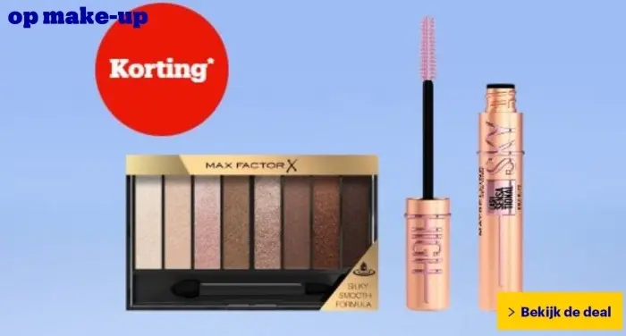 Aanbieding: Eyeshadow Palette and Mascara