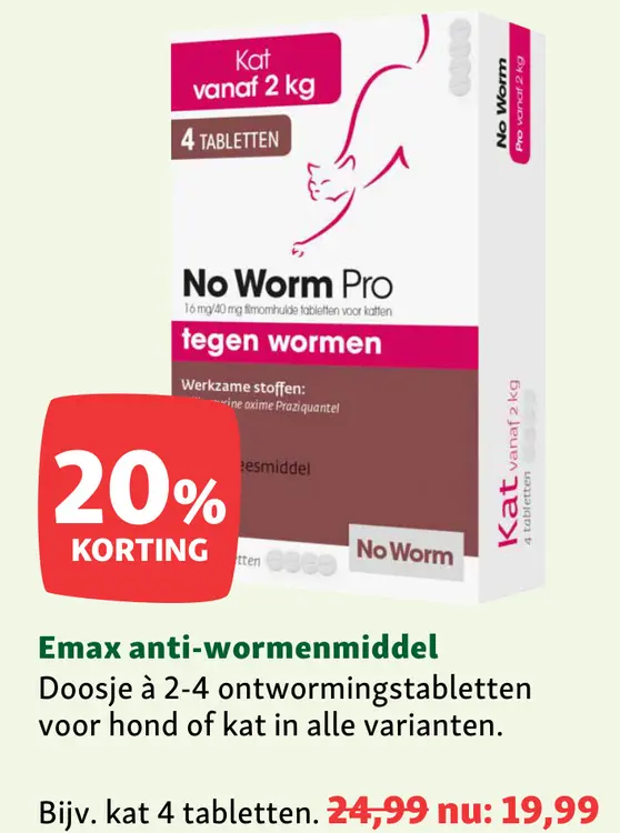 Aanbieding: anti-wormenmiddel