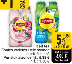 Offre: Iced tea