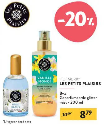 Promotie: Geparfumeerde glitter mist