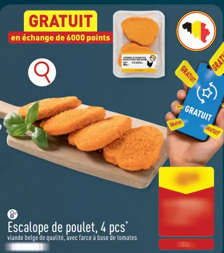 Offre: Escalope de poulet