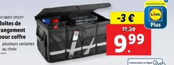 Offre: Boîtes de rangement pour coffre