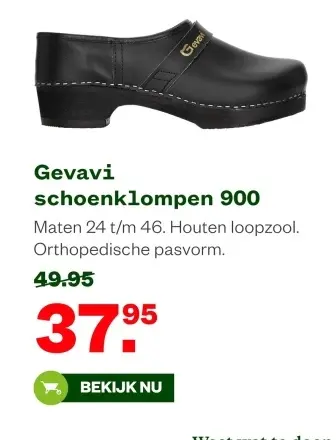 Aanbieding: schoenklompen 900