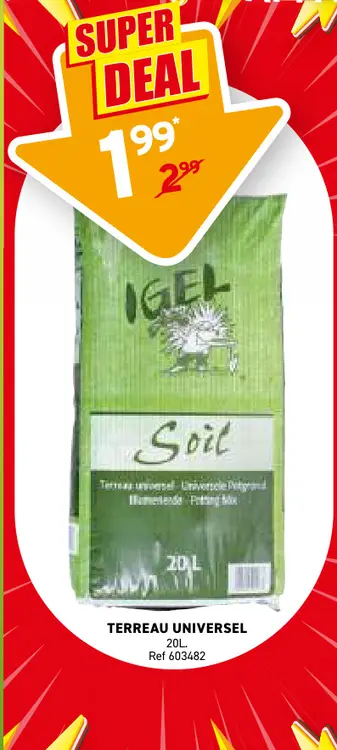 Offre: Terreau universel