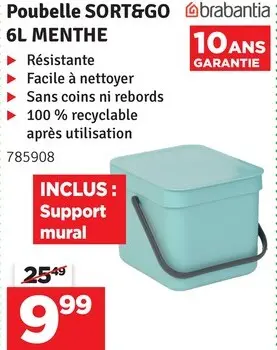 Offre: Poubelle Sort&go