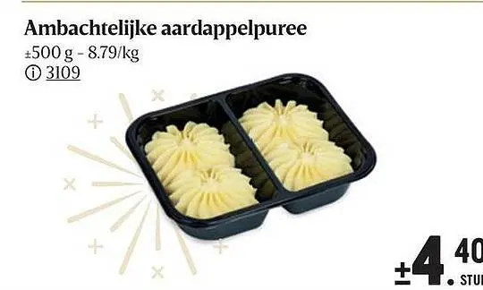 Promotie: Ambachtelijke aardappelpuree