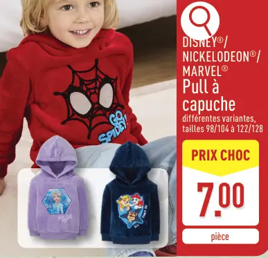 Offre: Pull à capuche