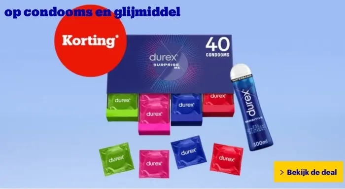 Aanbieding: Condooms en glijmiddel