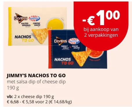Promotie: Nachos to go