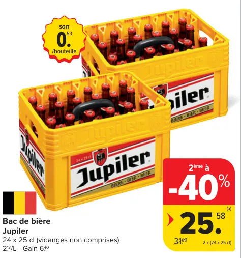Offre: Bac de bière