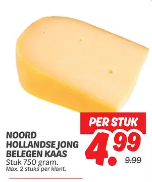Noord hollandse jong belegen kaas