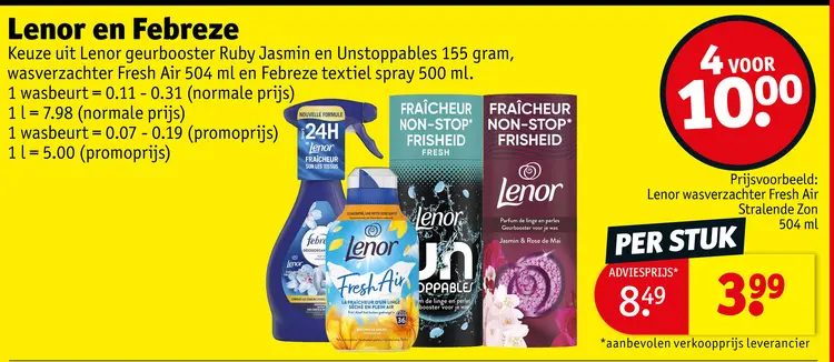 Promotie: Lenor en Febreze