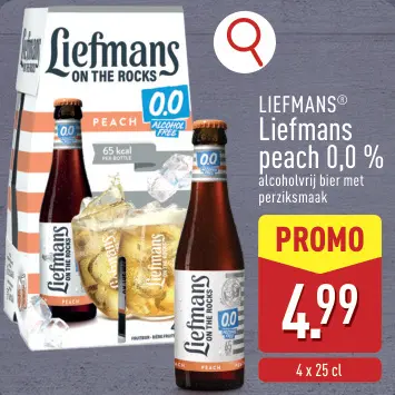 Promotie: Liefmans peach 0,0%