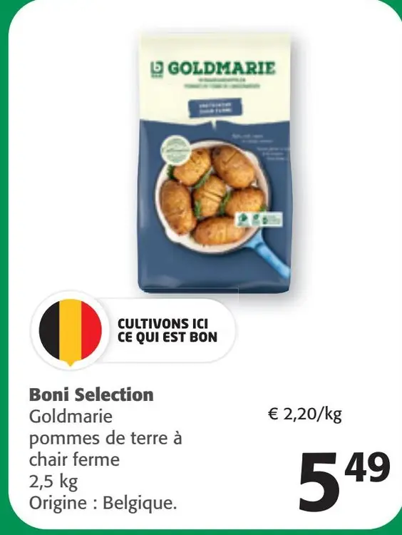 Offre: pommes de terre à chair ferme