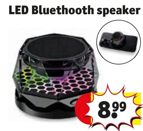 Aanbieding: LED Bluethooth speaker