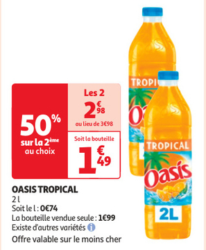 Aanbieding: OASIS TROPICAL