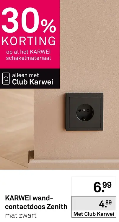 Aanbieding: Al het Karwei schakelmateriaal