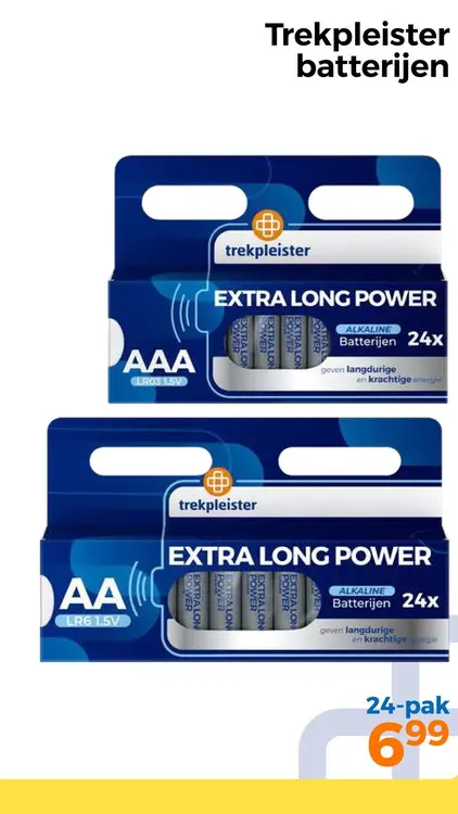 Aanbieding: Trekpleister batterijen