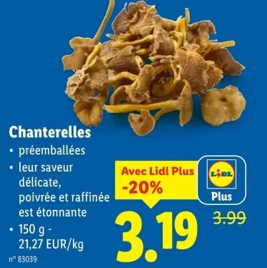 Offre: Chanterelles