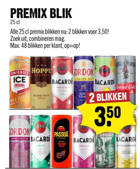 Aanbieding: Premix Blik