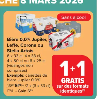 Offre: Bière 0,0%