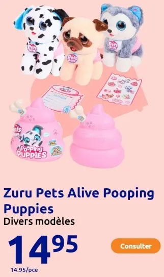 Offre: Pets Alive Pooping Puppies