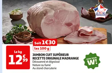 Aanbieding: JAMBON CUIT SUPÉRIEUR RECETTE ORIGINALE MADRA