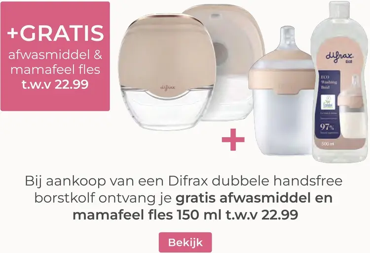 Aanbieding: Dubbele handsfree borstkolf