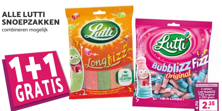 Aanbieding: Lutti snoepzakken