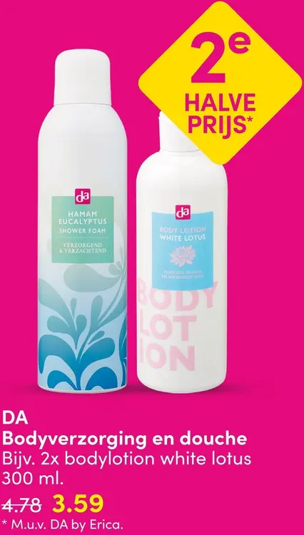 Aanbieding: Bodyverzorging en douche
