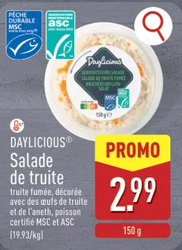 Offre: Salade de truite