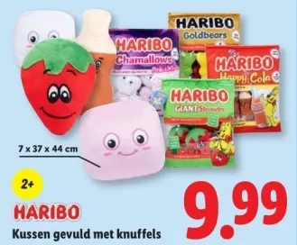 Aanbieding: Kussen gevuld met knuffels