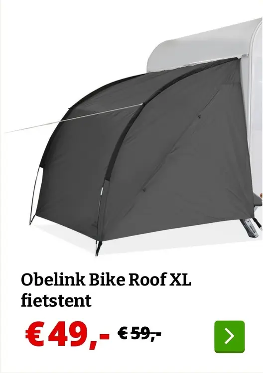 Aanbieding: Obelink Bike Roof XL fietstent