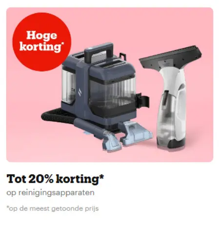 Promotie: Cleaning appliances and ironing/steaming prod