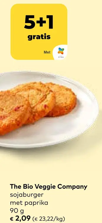 Aanbieding: Sojaburger met paprika