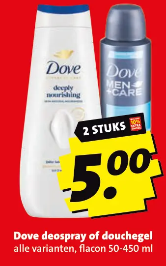 Aanbieding: Dove deospray of douchegel
