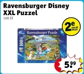 Aanbieding: Ravensburger Disney XXL Puzzel