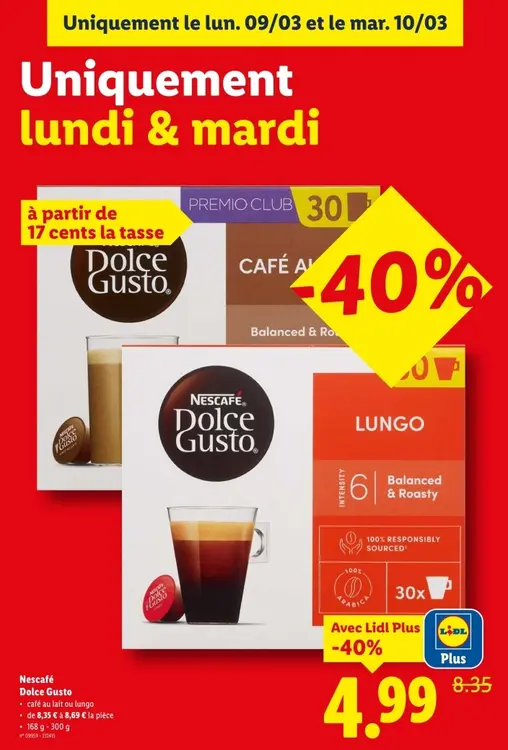 Offre: Dolce Gusto