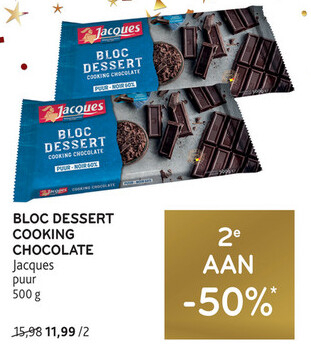 Aanbieding: Bloc Dessert Cooking Chocolate