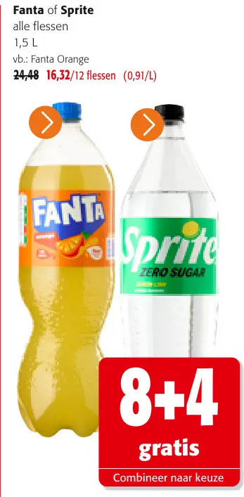 Promotie: Fanta of Sprite