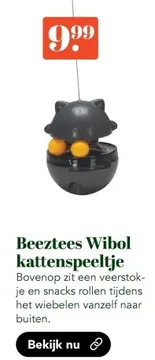 Aanbieding: Beeztees Wibol kattenspeeltje