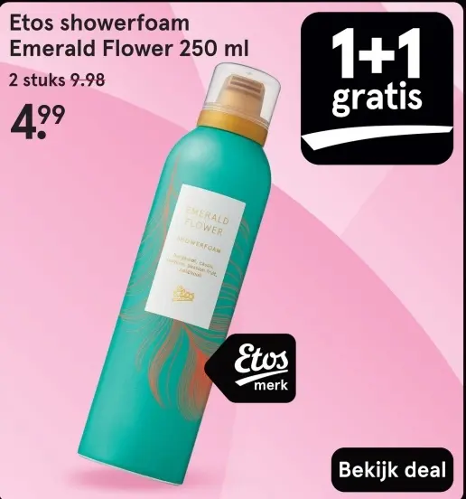 Aanbieding: showerfoam Emerald Flower