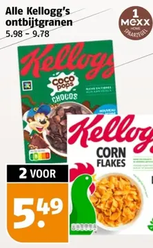 Aanbieding: Kellogg's ontbijtgranen