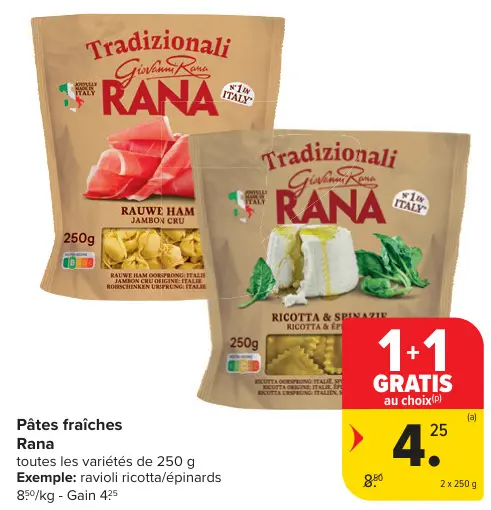 Offre: Pâtes fraîches