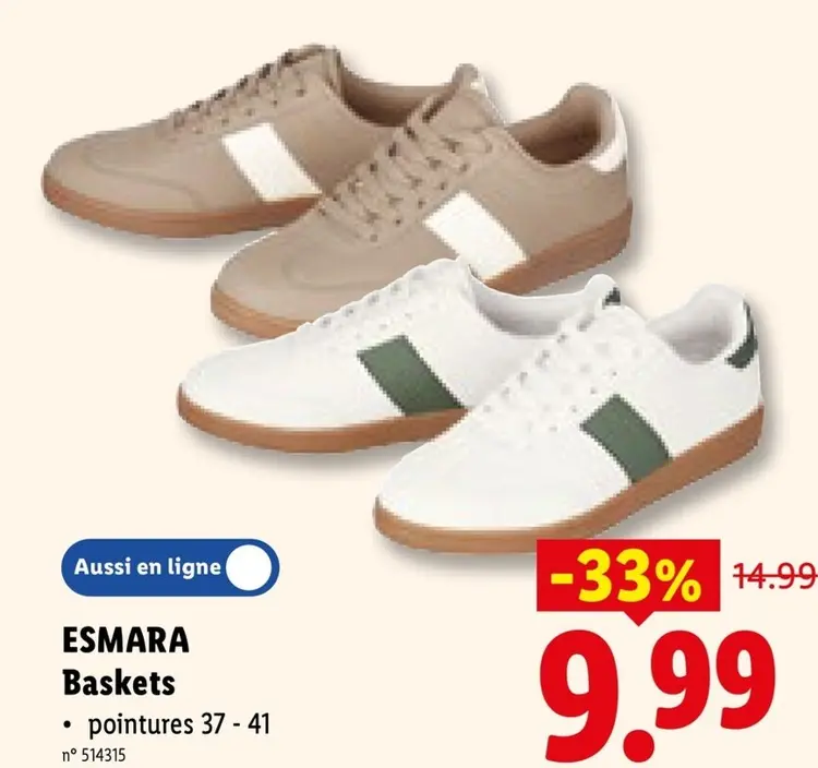 Offre: Baskets