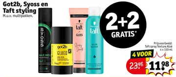 Aanbieding: Got2b, Syoss en Taft styling