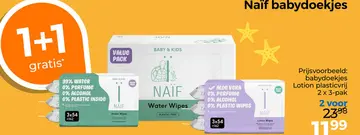 Aanbieding: Naïf babydoekjes