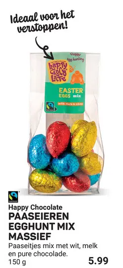 Aanbieding: Paaseieren egghunt mix massief