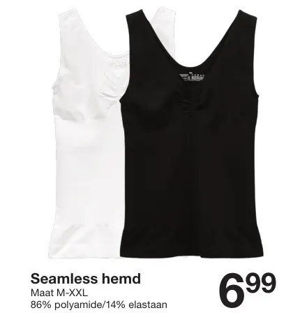 Promotie: Seamless hemd